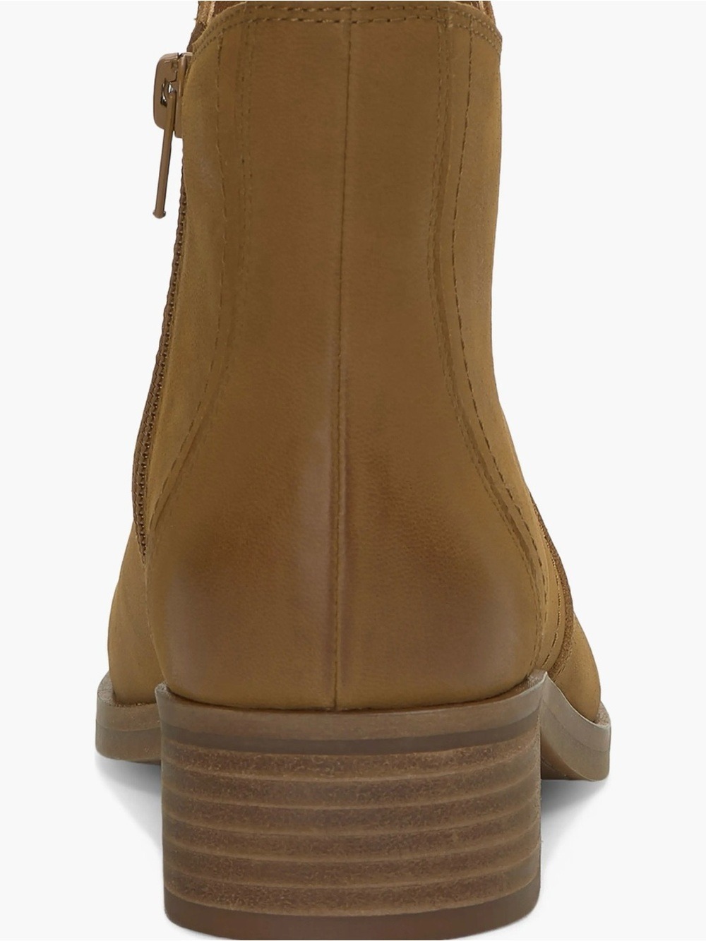 NIB-Lucky Brand Pattrik "Rich Saddle Davis" Leather Stack Heel Ankle Boots 7.5M - Picture 7 of 16